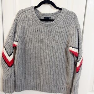 Gray Tommy thick sweater premium cotton
